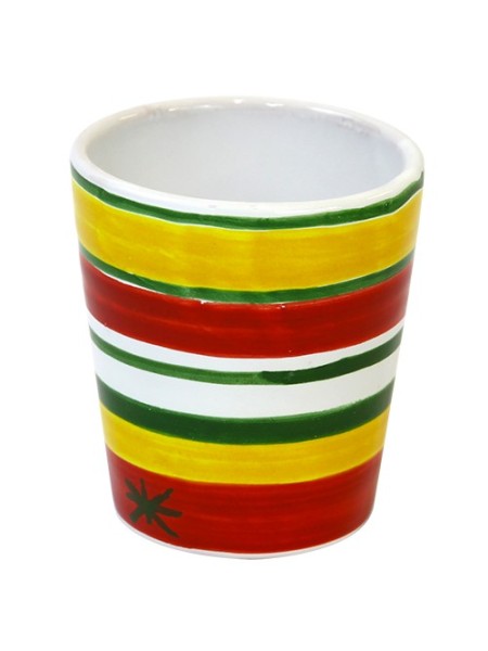 Handmade ceramic Glass Procida de simone pottery
