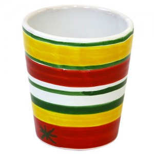 Handmade ceramic Glass Procida de simone pottery