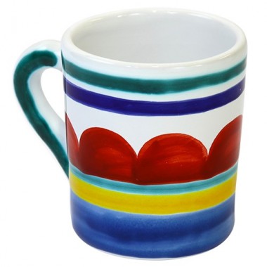 Tazza Mug Ceramiche De Simone decorata a mano Sibari