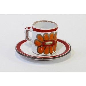 Coffee Cup with Saucer Linosa