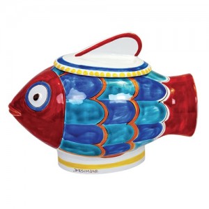 Biscuit Jar Pescione BSC713FK ceramiche de simone