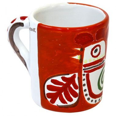 Tazza Mug Ceramiche De Simone decorata a mano Marettimo
