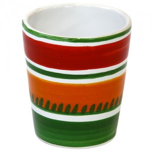 Handmade ceramic Glass Ischia de simone pottery