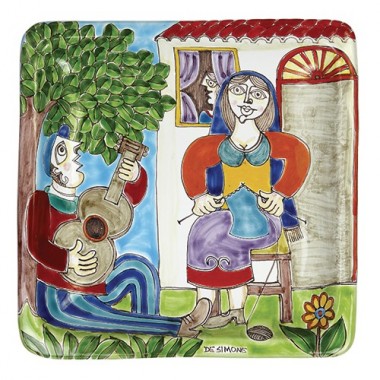 Piatto Quadrato 24x24 DS 38 Serenata