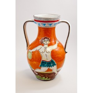 Vaso DS Quartara Siciliana VS670GR ceramiche artigianali siciliane de simone