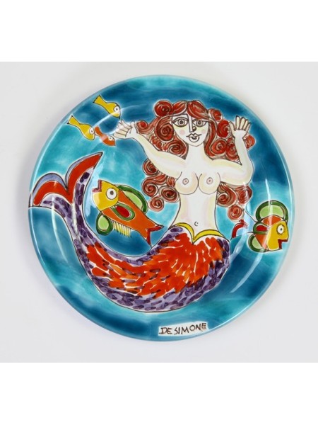 Circular Plate Mermaid DS 18 cm PT18DS-01