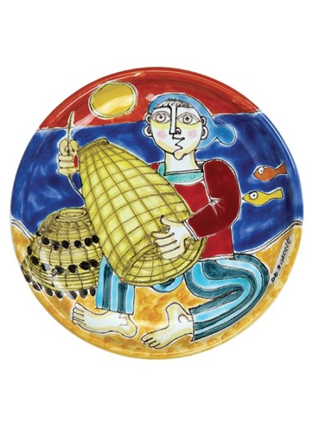 Circular Plate DS 15 cm Fisherman PT15DS-10