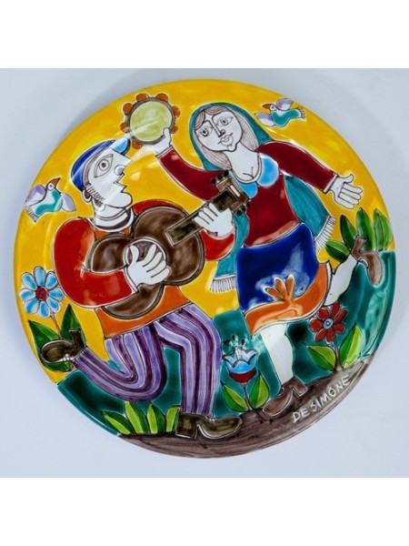 Circular Plate DS 25 cm PT25DS-05 dancing