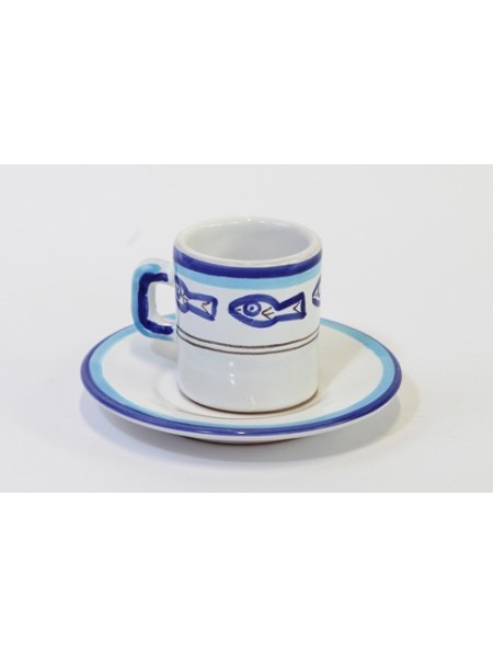 Coffee Cup with Saucer Corfù