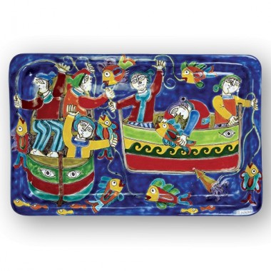 Vassoio DS Rettangolare Pescatori VSS43DS-03
