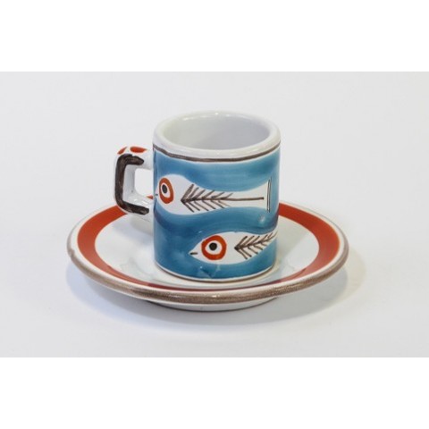 Tazzina + Piattino Itaca Ceramiche De Simone