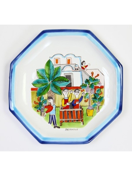 Octagonal Plate Folk POTFK-2