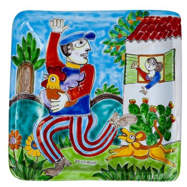 Piatto Quadrato 20x20 DS 01