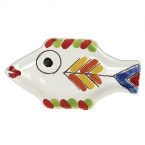 Ashtray Folk fish de simone pottery PC280FK-4