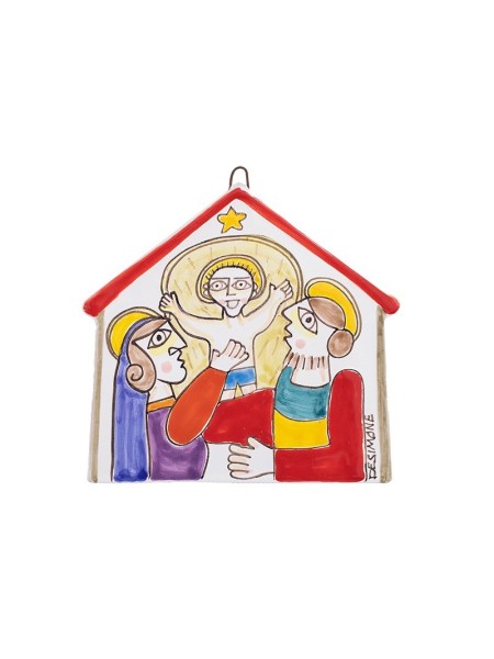 Christmas Crib Tile PRE401CS