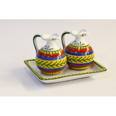 Oil and Vinegar Set Vulcano