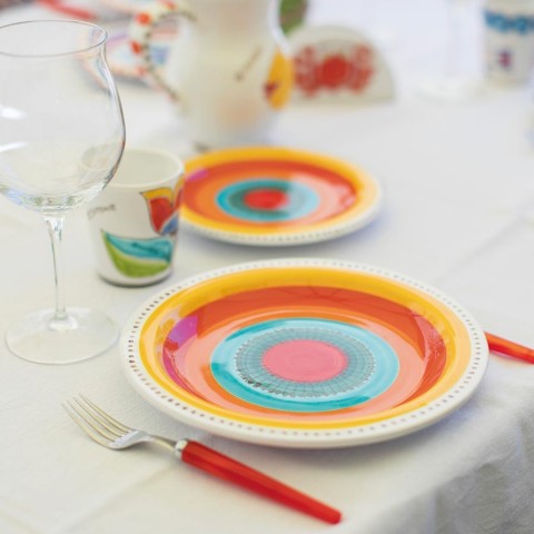 Round plate Pantelleria