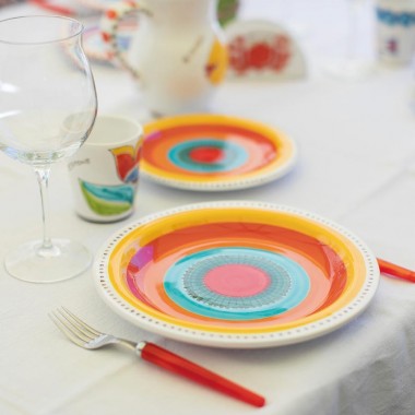 Piatto Tondo Pantelleria PTPT Ceramiche De Simone