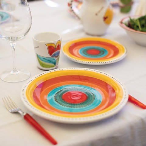 Round plate Pantelleria