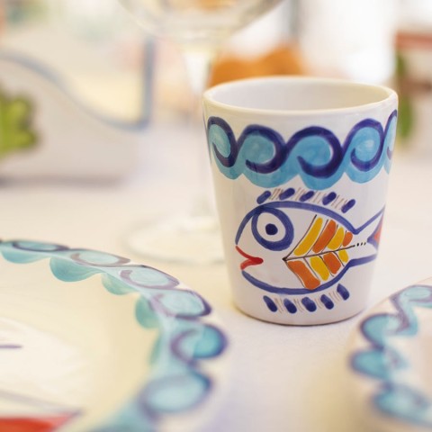 Bicchiere Levante Ceramiche De Simone