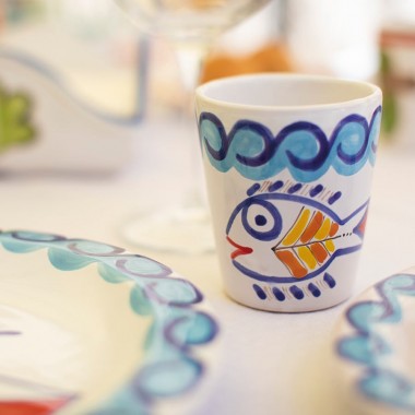 Bicchiere Levante Ceramiche De Simone