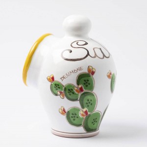 Salt Server Folk Prickly Pear de simone pottery PS5FK