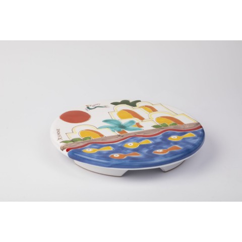 Trivet Dammusi SPNT402DA de simone sicilian handmade pottery