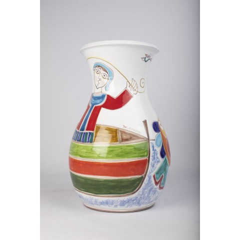 Vaso Portaombrelli in ceramica Folk VS592GKFE