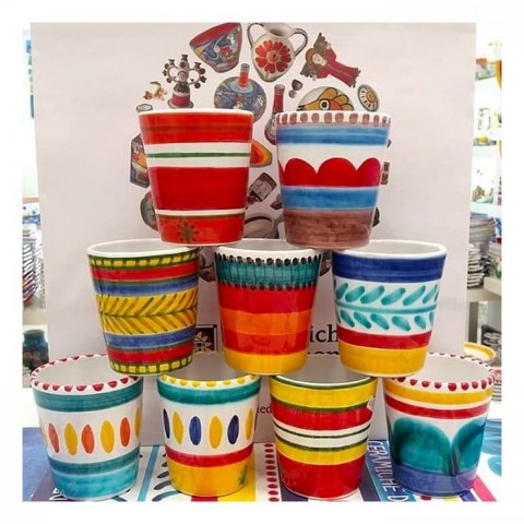 Bicchiere Lipari Ceramiche De Simone