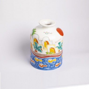 Vaso Tondo Folk VS583DA fronte