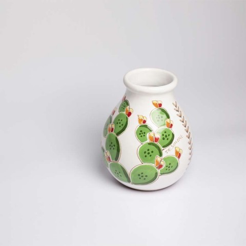 Vase Fichi d'India desimone pottery Folk VS539FC