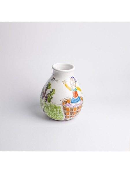 Vaso Folk Vendemmia ceramiche de simone VS539FKE