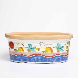 Fioriera ceramica de simone Porta Pianta Dammusi VSPO819DA