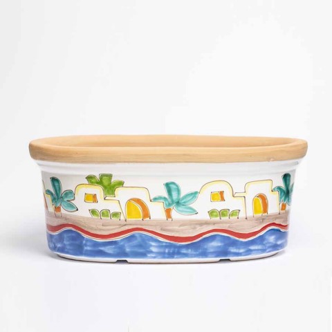Vaso Porta Pianta ceramica Dammusi VSPO819DA