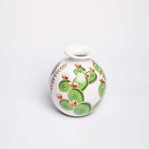 Round Cachepot Folk VS507FK-FC