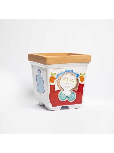 Vaso Porta Pianta Folk VSPQOM