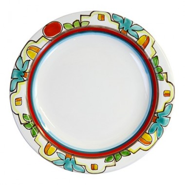 Piatto Tondo Dammusi ceramiche siciliane de simone PTDA