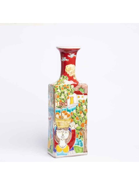 Bottiglia Decorativa ceramiche de simone DS BT509A