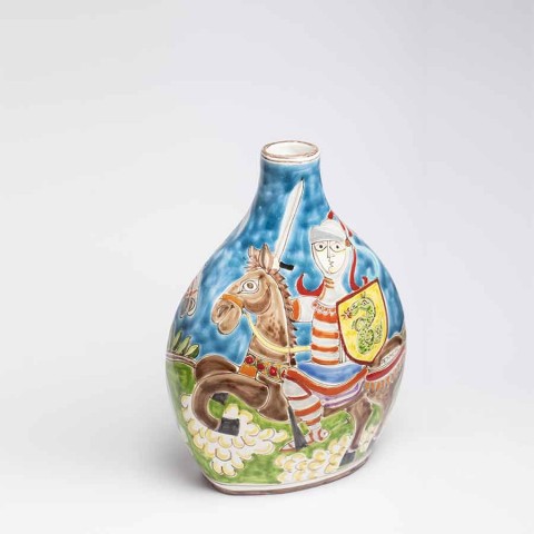 Sicilian ceramic Bottle de simone DS BT610A