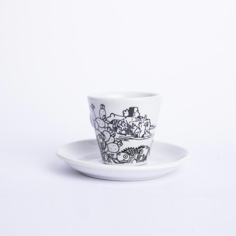 Coffee Cup with Saucer Aci Castello