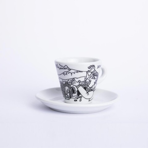 Coffee Cup with Saucer Aci Castello