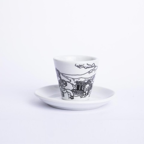 Coffee Cup with Saucer Aci Castello