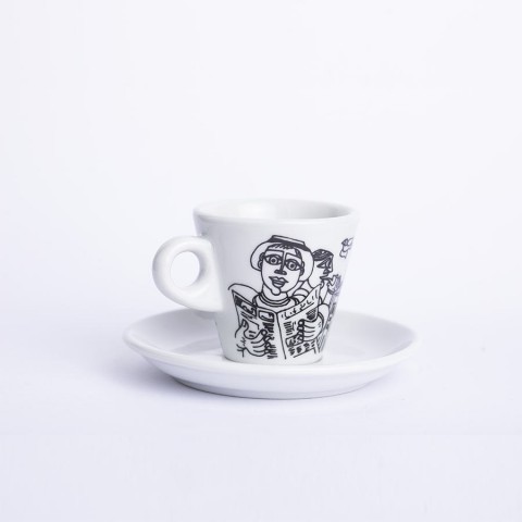 Coffee Cup with Saucer Milano