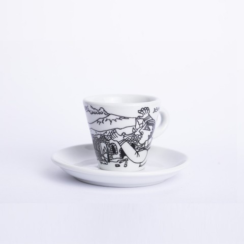 Coffee Cup with Saucer Taormina