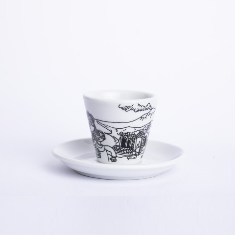 Coffee Cup with Saucer Taormina