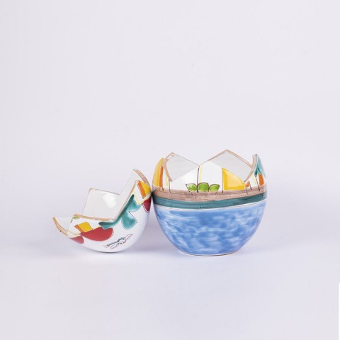 Easter Egg Box Mangiallegro Dammusi De Simone Pottery