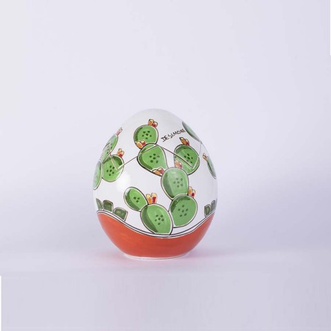 Easter Egg Box Cactus Ceramiche De Simone Pottery