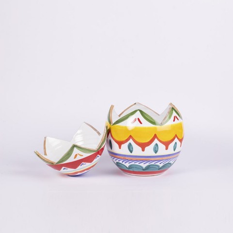 Easter Ceramic Egg Box Folk De Simone Pottery