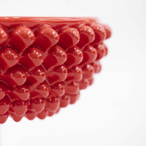 Sicilian ceramic pine cone stand de simone pottery ALZPGN