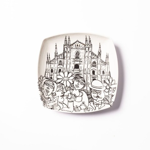Squared Plate Milano